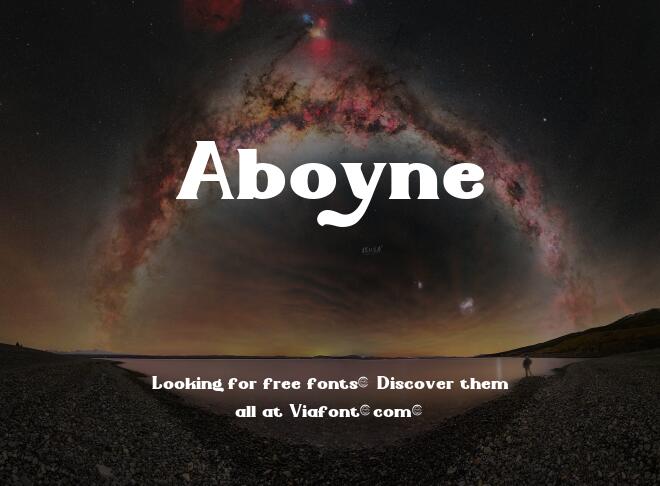 Aboyne Font