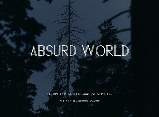 Absurd World Font