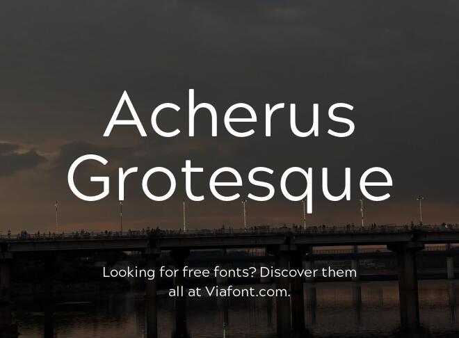 Acherus Grotesque Font