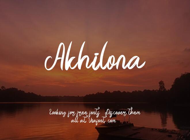 Akhilona Font