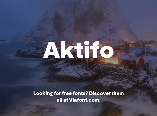 Aktifo Font