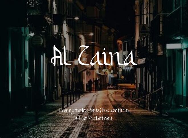 Al Zaina Font
