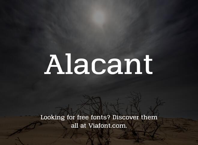 Alacant Font