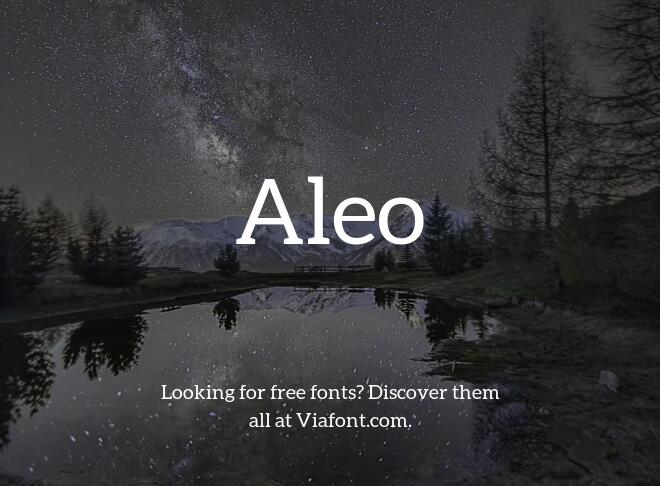 Aleo Font