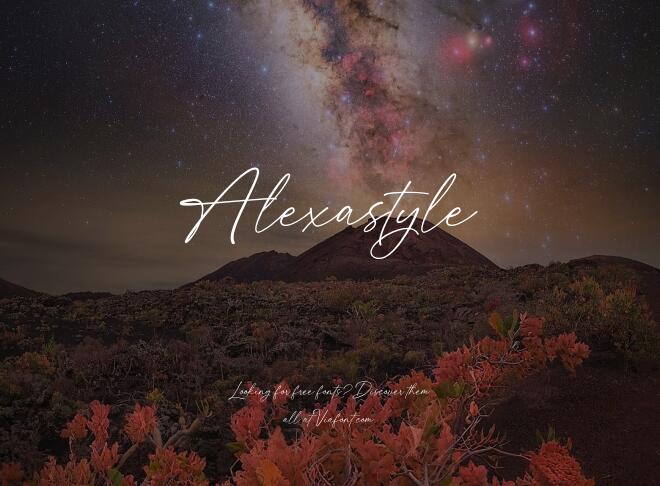 Alexastyle Font