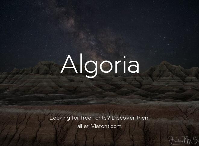 Algoria Font