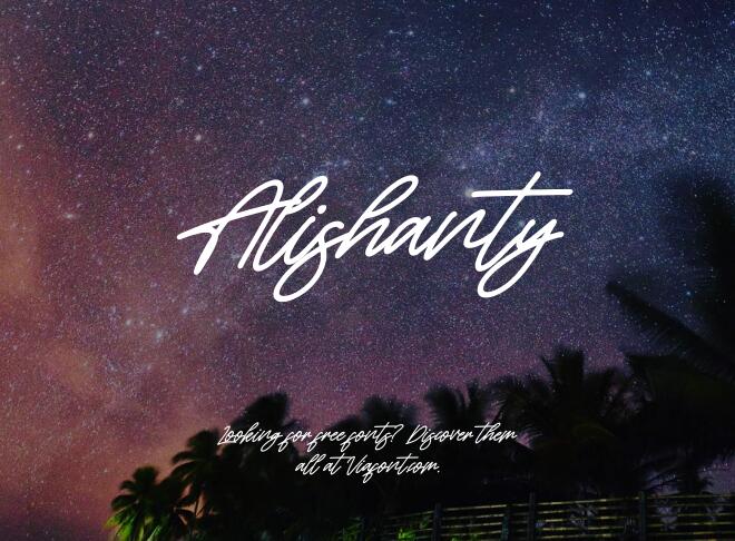 Alishanty Font