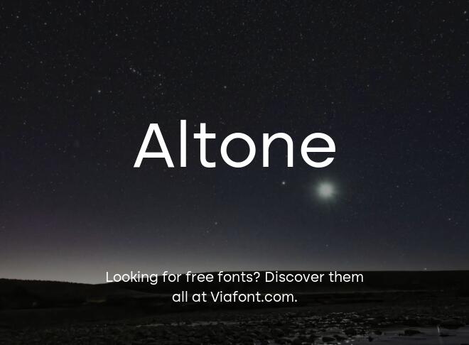 Altone Font