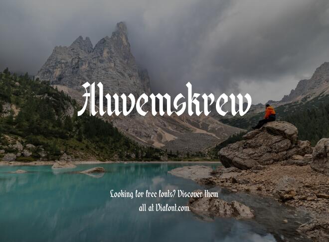 Aluvemskrew Font