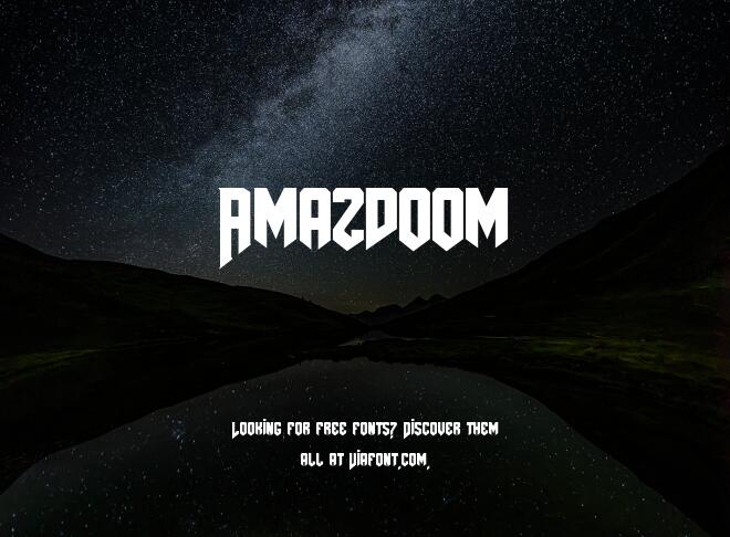 Amazdoom Font