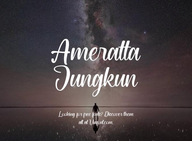Ameratta Jungkun Font