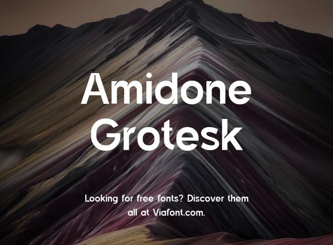 Amidone Grotesk Font