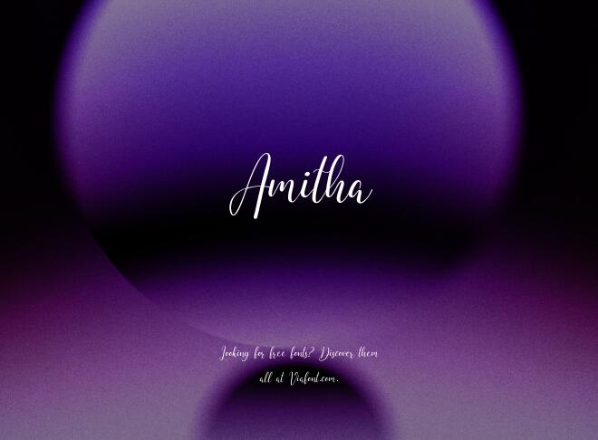 Amitha Font