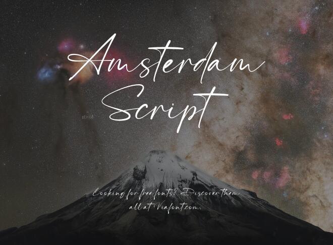 Amsterdam Script Font