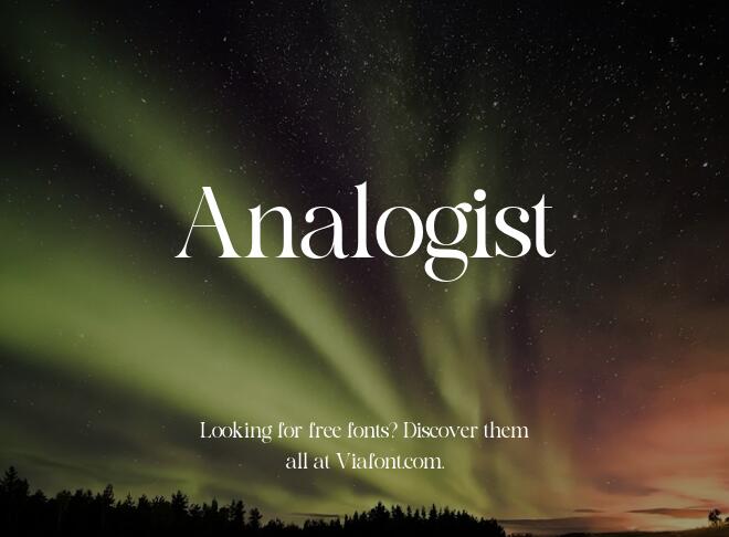 Analogist Font