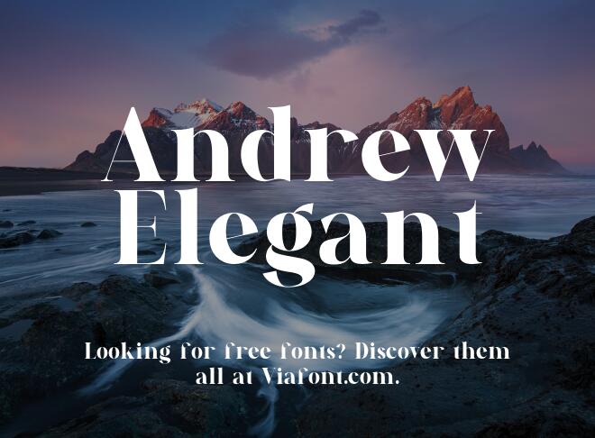 Andrew Elegant Font
