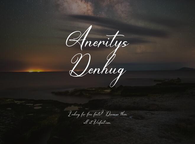Aneritys Denhug Font