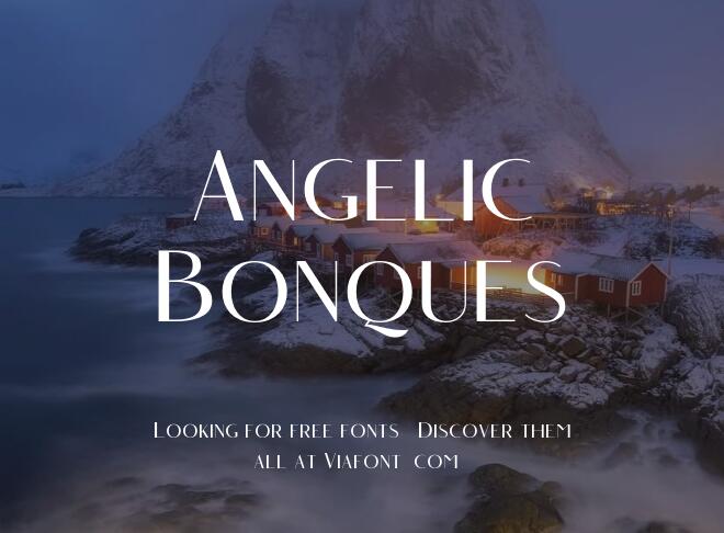 Angelic Bonques Font