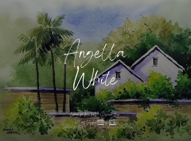 Angella White Font