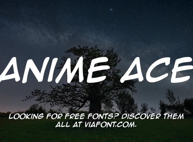 Anime Ace Font