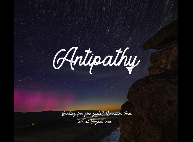 Antipathy Font