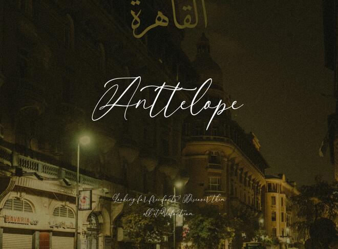 Anttelope Font