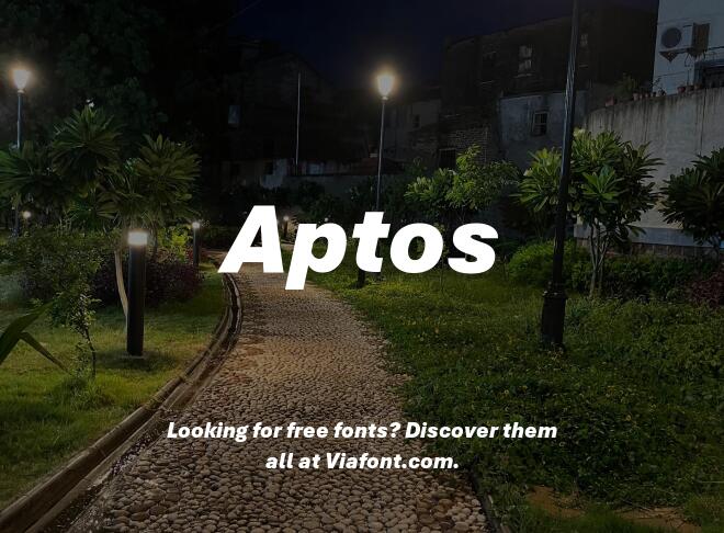 Aptos Font Family