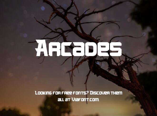 Arcades Font