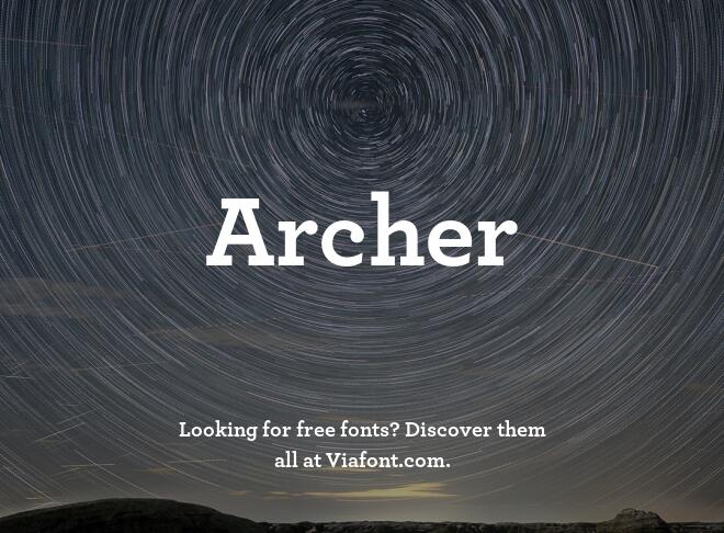 Archer Font