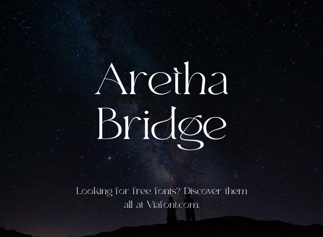 Aretha Bridge Font