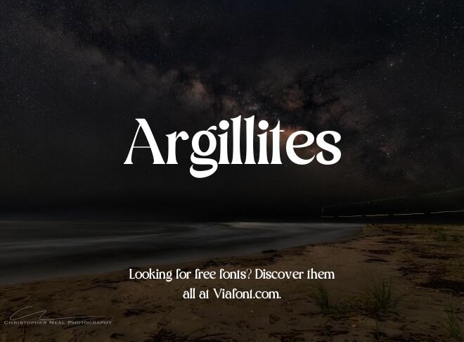 Argillites Font