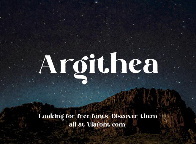 Argithea Font