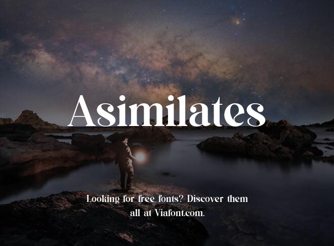 Asimilates Font