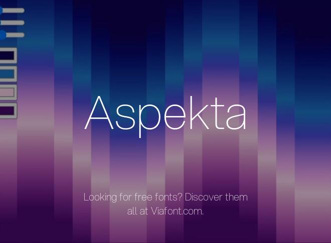 Aspekta Font