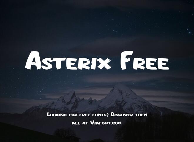 Asterix Free Font