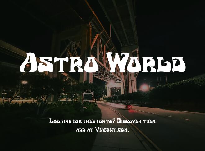 Astro World Font