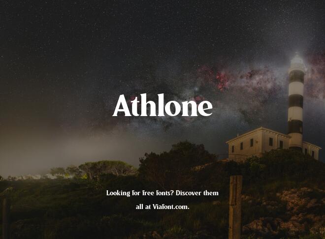 Athlone Font