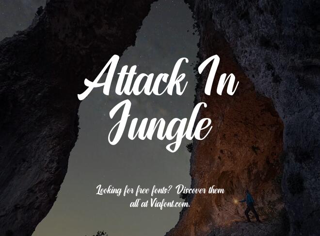 Attack In Jungle Font