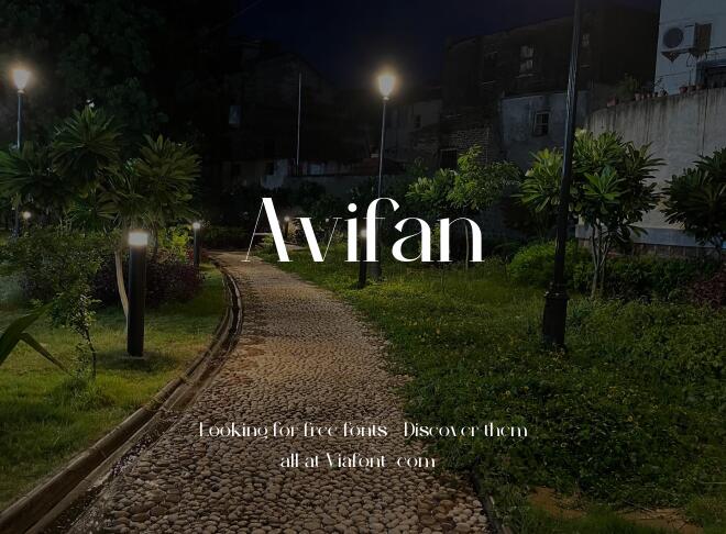 Avifan Font