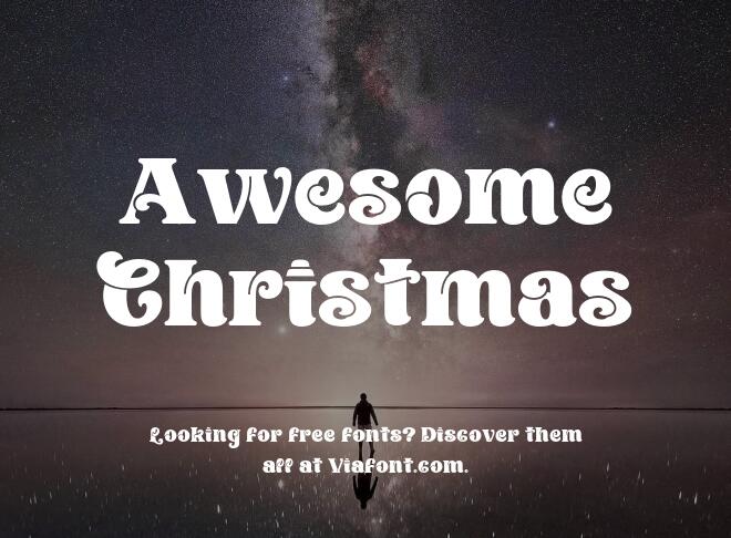 Awesome Christmas Font