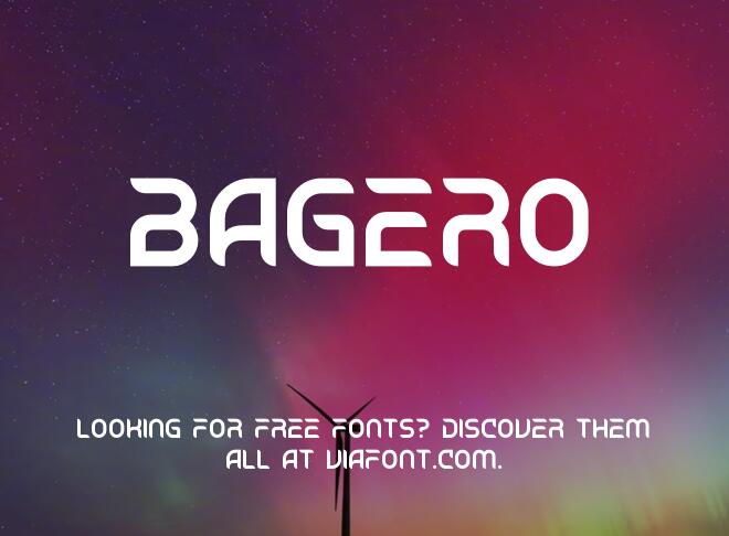 Bagero Font