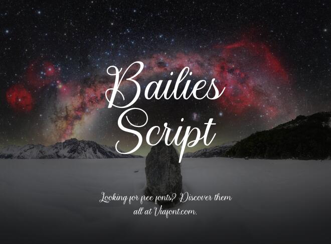 Bailies Script Font