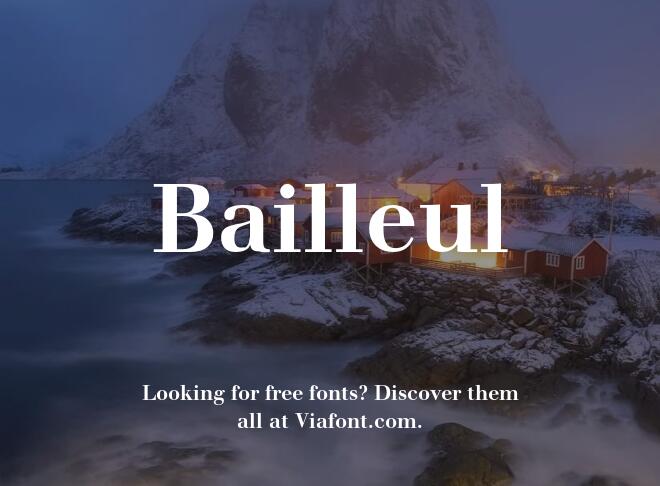 Bailleul Font