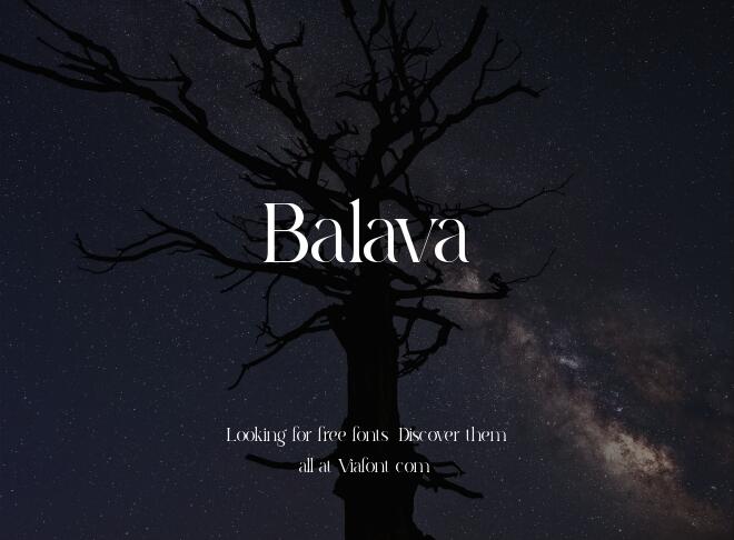 Balava Font