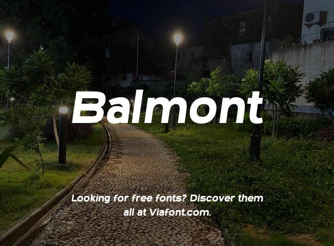 Balmont Font