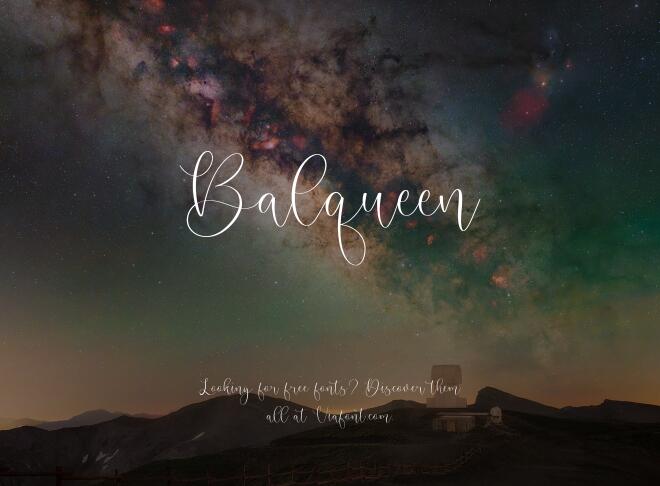 Balqueen Font