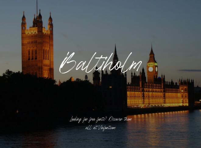 Baltiholm Font