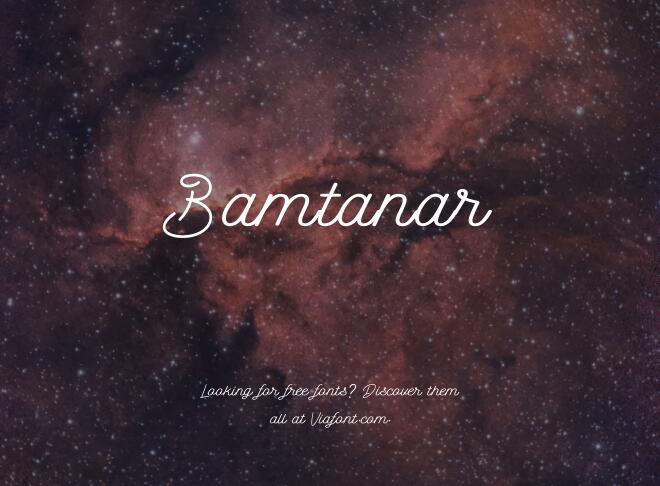 Bamtanar Font