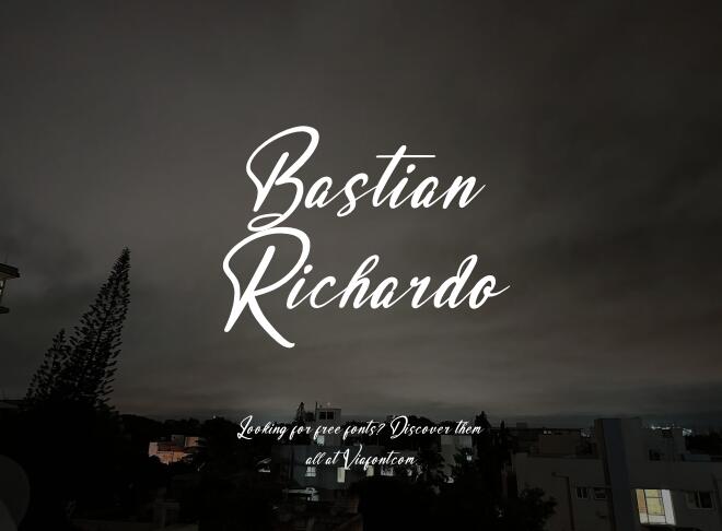 Bastian Richardo Font