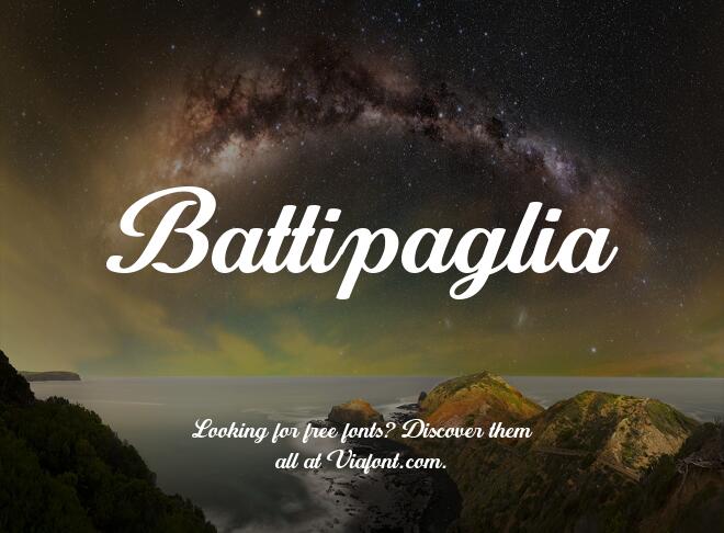 Battipaglia Font